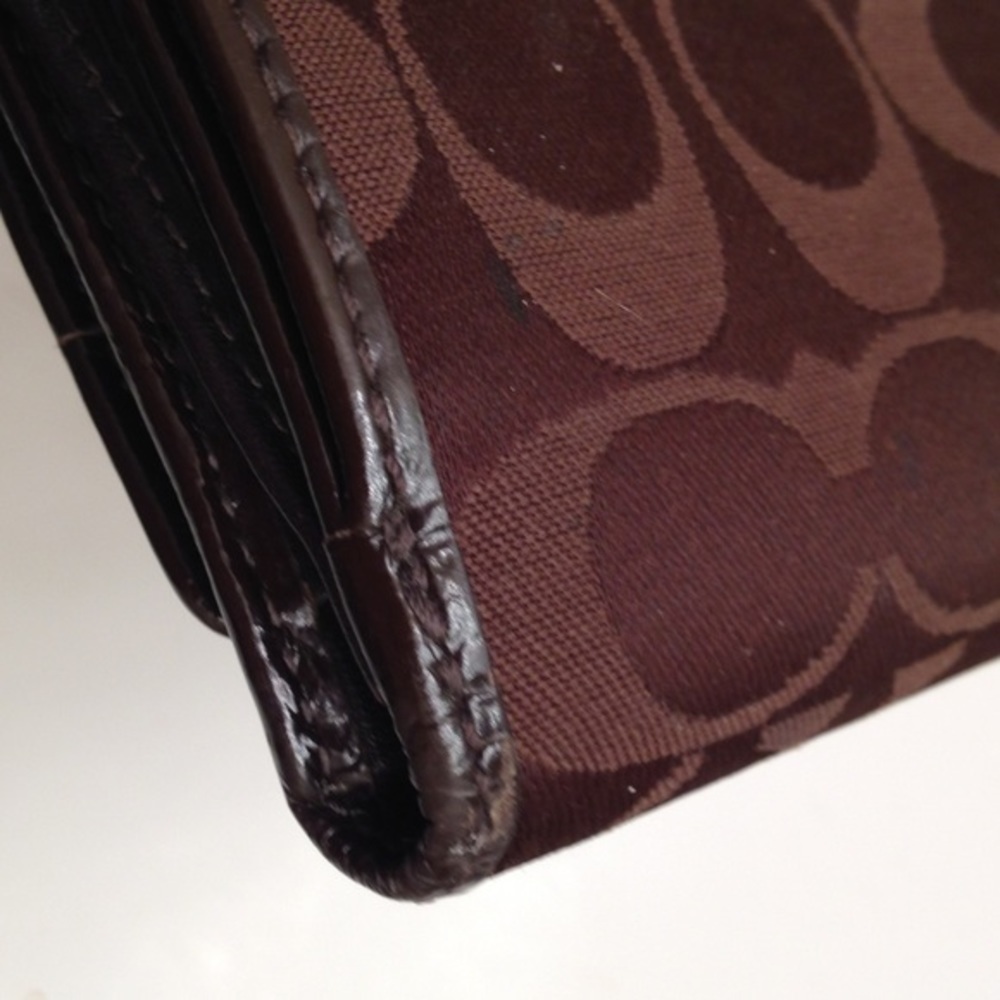 Coach Ashley Brown Signature C Checkbook W View 4